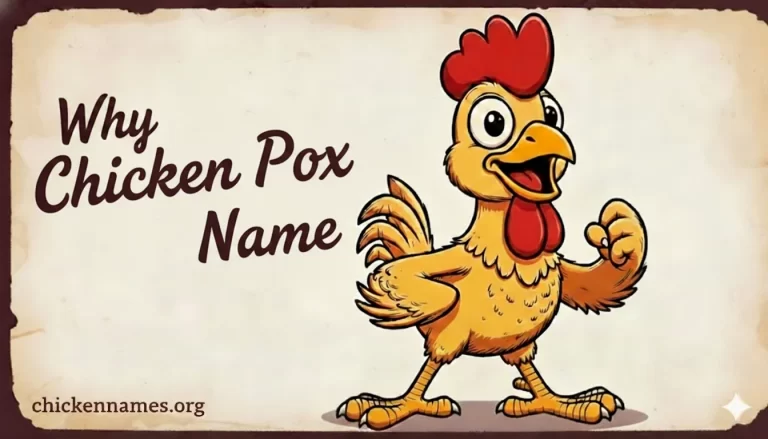 Why Chicken Pox Name