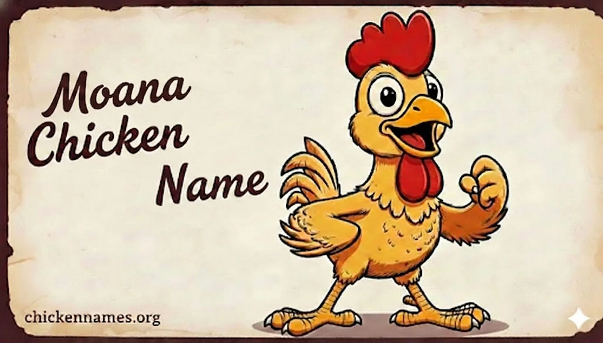 Moana Chicken Name